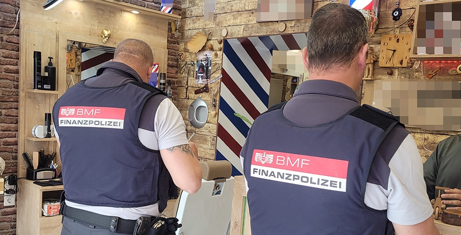 Finanzpolizei kontrolliert Barbershops